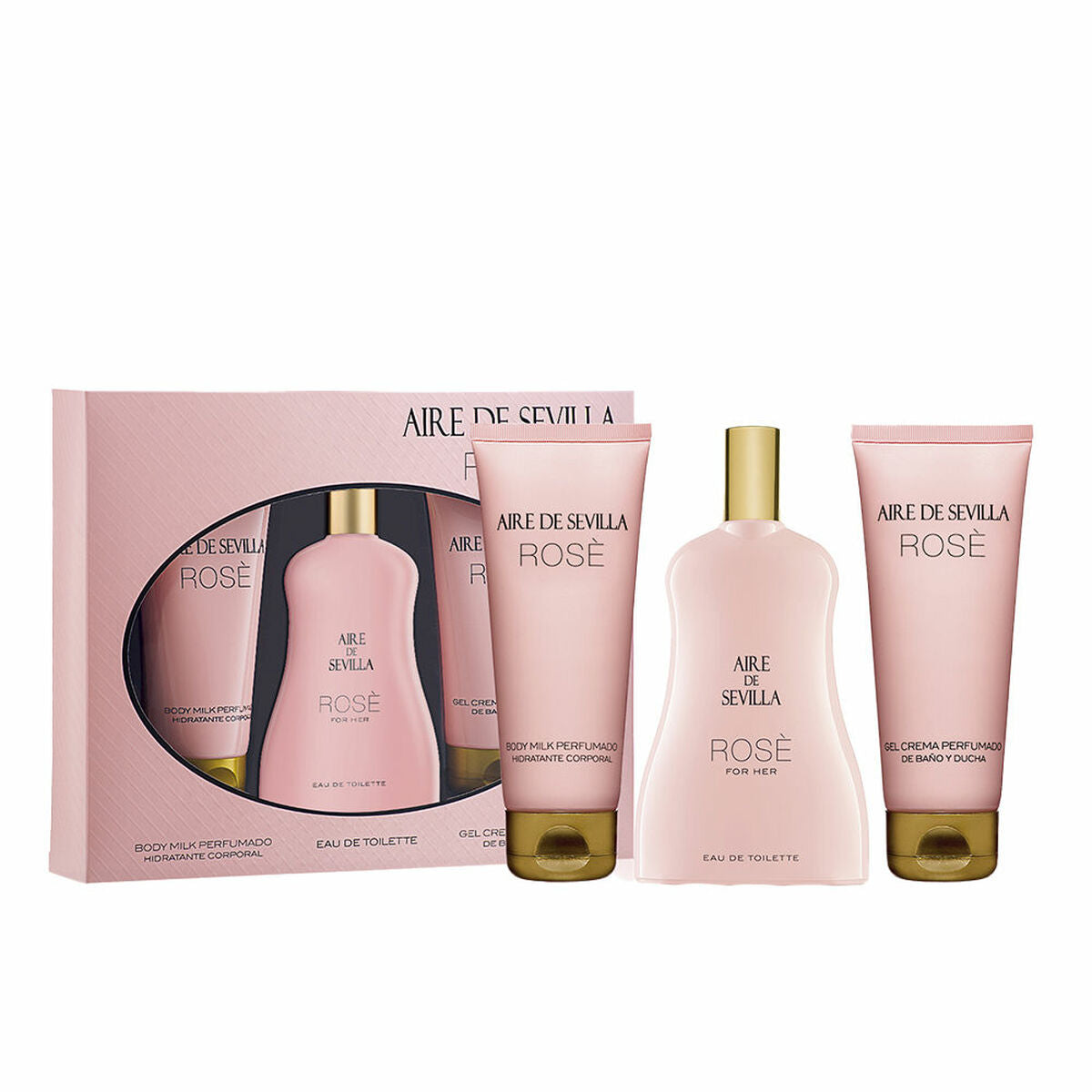 Aire Sevilla Rose Women's Perfume Set 3 Pieces