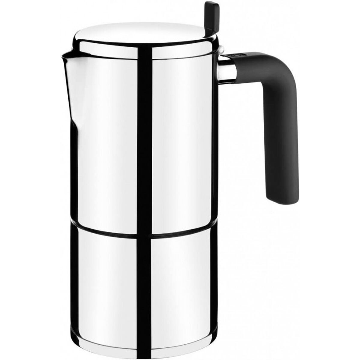 BRA BALI Italian Coffee Maker 10 Cups 500 ml Steel Metal Stainless Steel