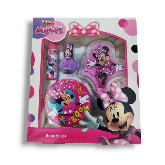 Set de Maquillaje Infantil Cartoon Minnie Set Belleza Lote 4 Piezas