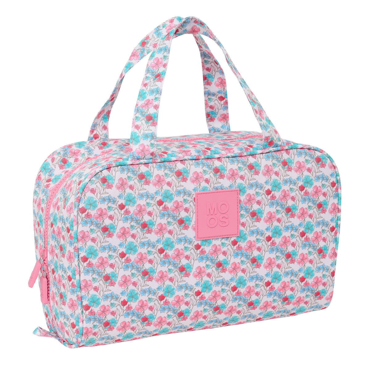 Neceser de Viaje Moos Flores Multicolor 31 x 14 x 19 cm