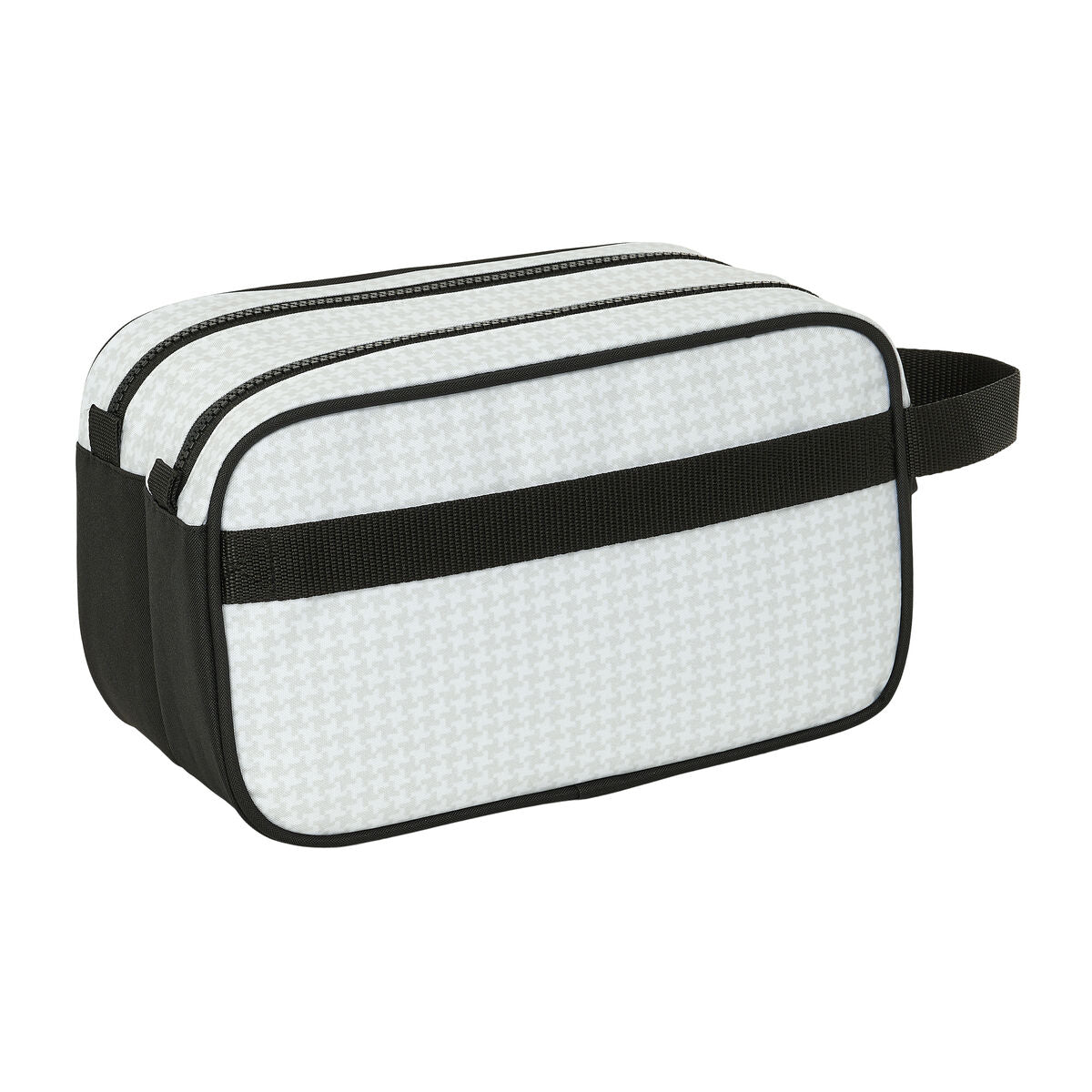 Neceser de Viaje Real Madrid C.F. Blanco Gris Deportivo 26 x 15 x 12.5 cm