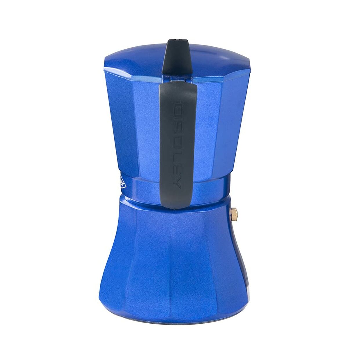 Cafetera Italiana Oroley Petra 6 Tazas Azul Aluminio