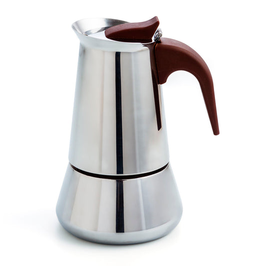 Quid Milan Metal 4 Cup Italian Coffee Maker