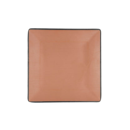 Bidasoa Gio Flat Plate 21.5 x 21.5 cm Brown Plastic