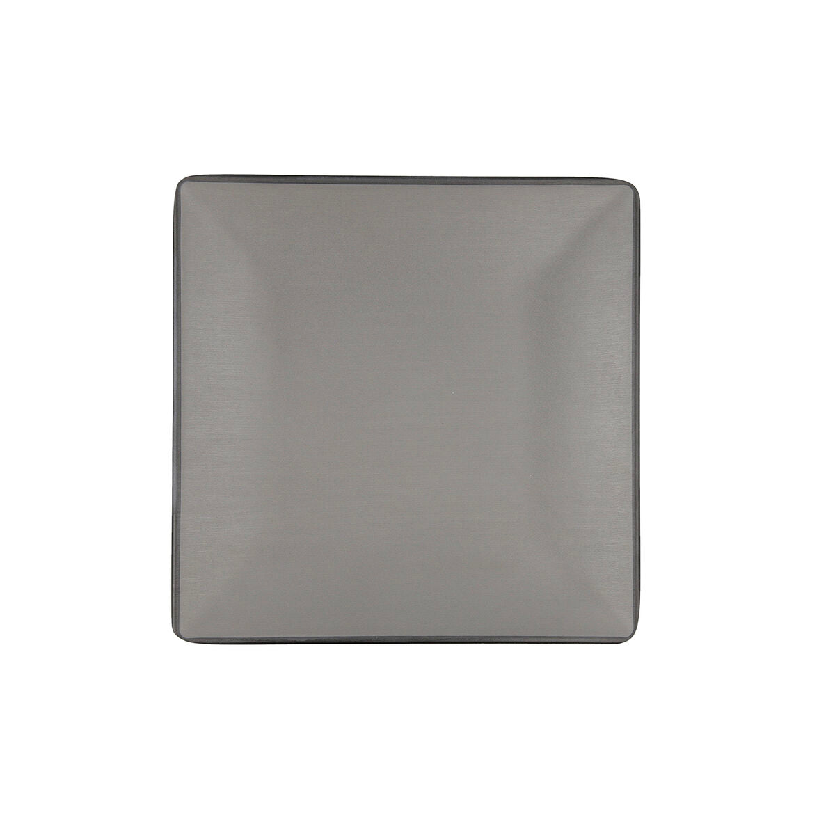 Bidasoa Gio Grey Plastic Flat Plate 21.5 x 21.5 cm (12 Units)