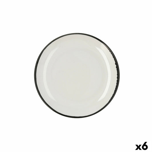 Ariane Vital Flat Plate White Ceramic Edge Ø 27 cm (6 Units)