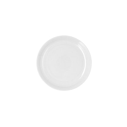 Plato Llano Ariane Artisan Cerámica Blanco Ø 21 cm (12 Unidades)