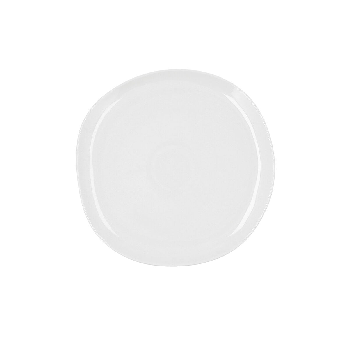 Ariane Earth Ceramic Flat Plate White Ø 27 cm (6 Units)