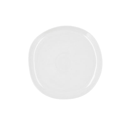 Ariane Earth Ceramic Flat Plate White Ø 27 cm (6 Units)