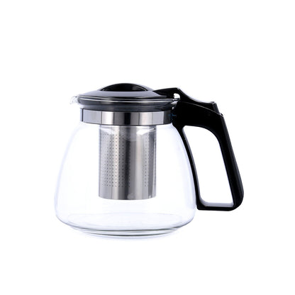 Quid Serenia Teapot Transparent Glass Stainless Steel 900 ml