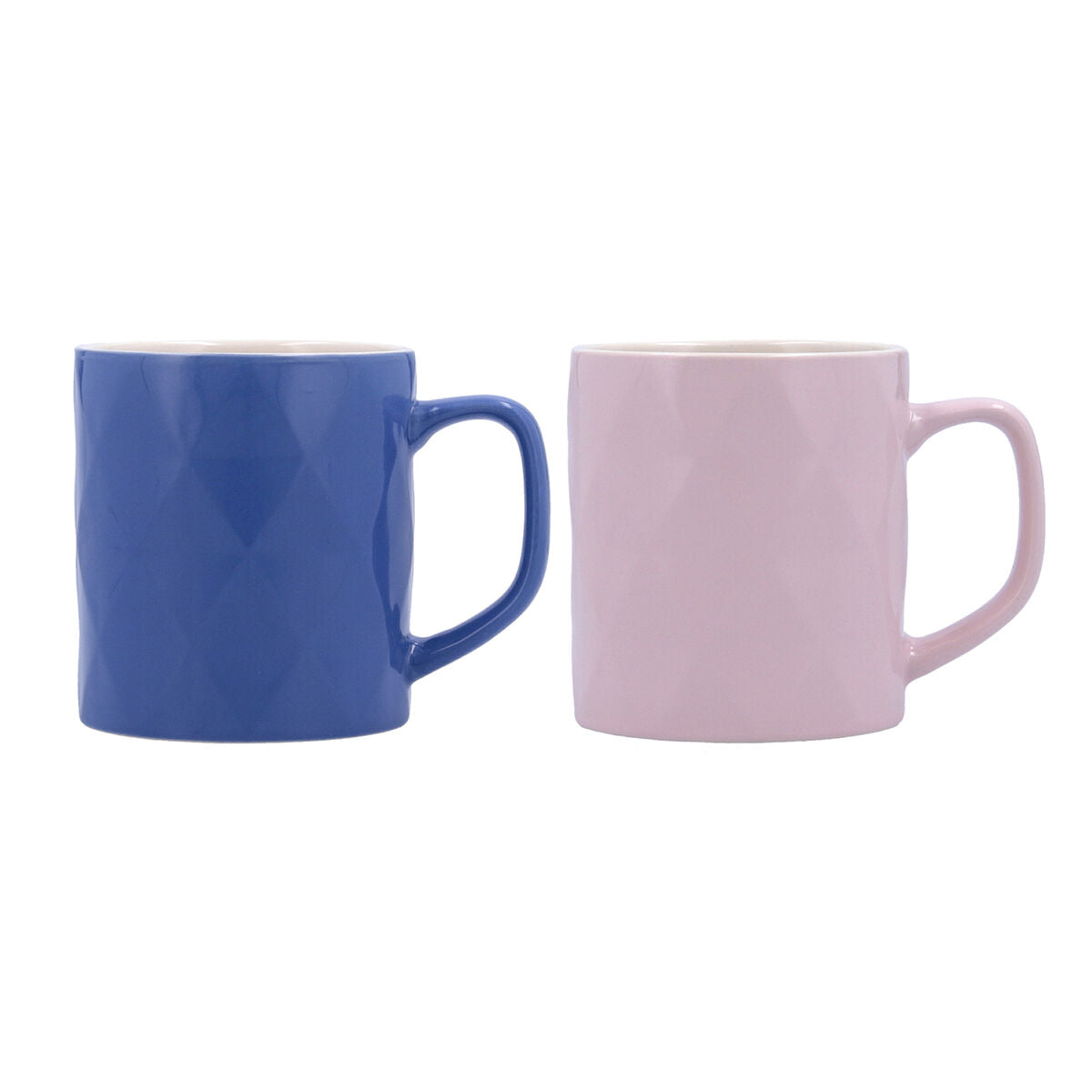 Taza Quid Rombos Cerámica 330 ml (12 Unidades)