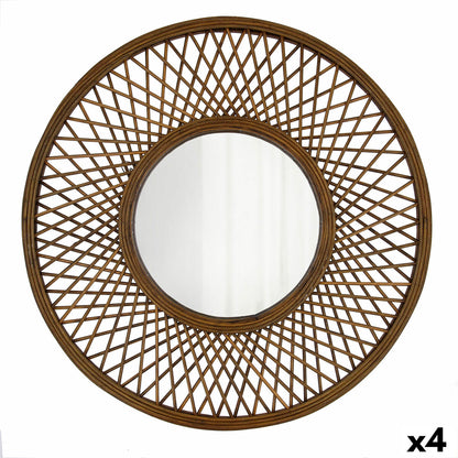 Vinthera Moa Natural Rattan Wall Mirror 59 cm (4 Units)