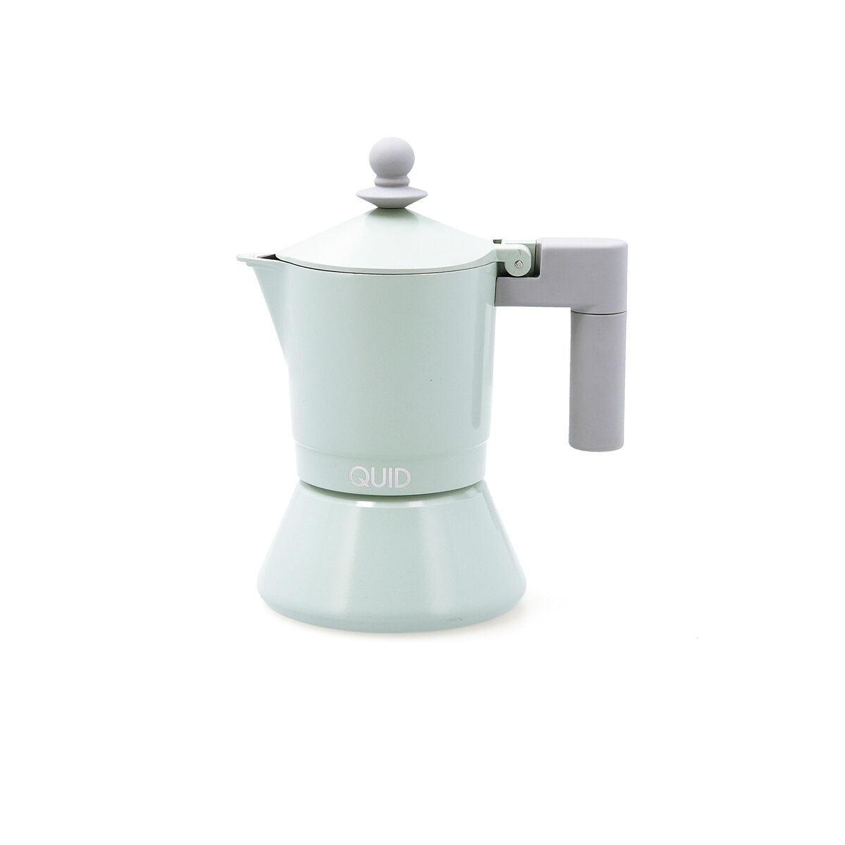 Quid Ozon Italian Coffee Maker Green Metal 3 Cups