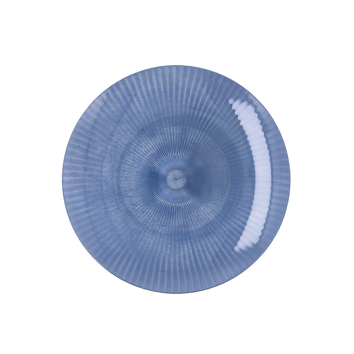 Quid Sunset Blue Plastic Flat Plate 19 cm (12 Units)