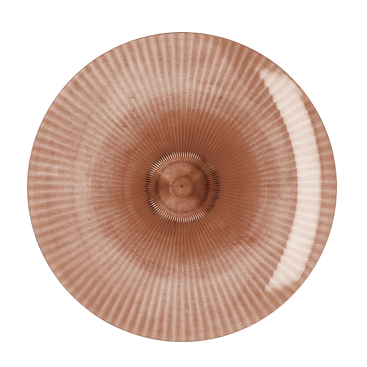 Quid Sunset Coral Plastic Flat Plate 26 cm (12 Units)