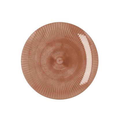 Quid Sunset Coral Plastic Flat Plate 19 cm (12 Units)