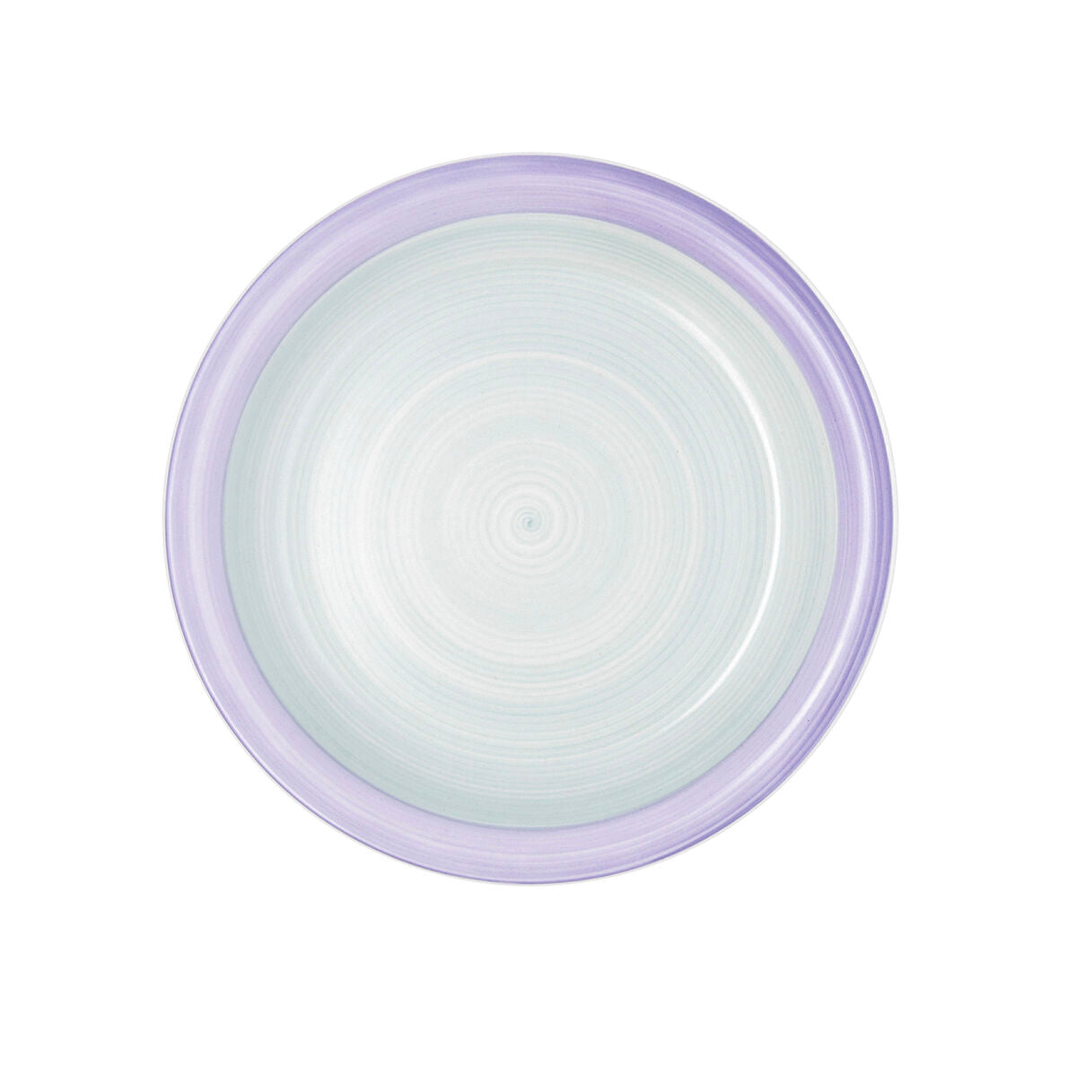 Quid Kaleido Green Purple Ceramic Flat Plate 27 cm (12 Units)