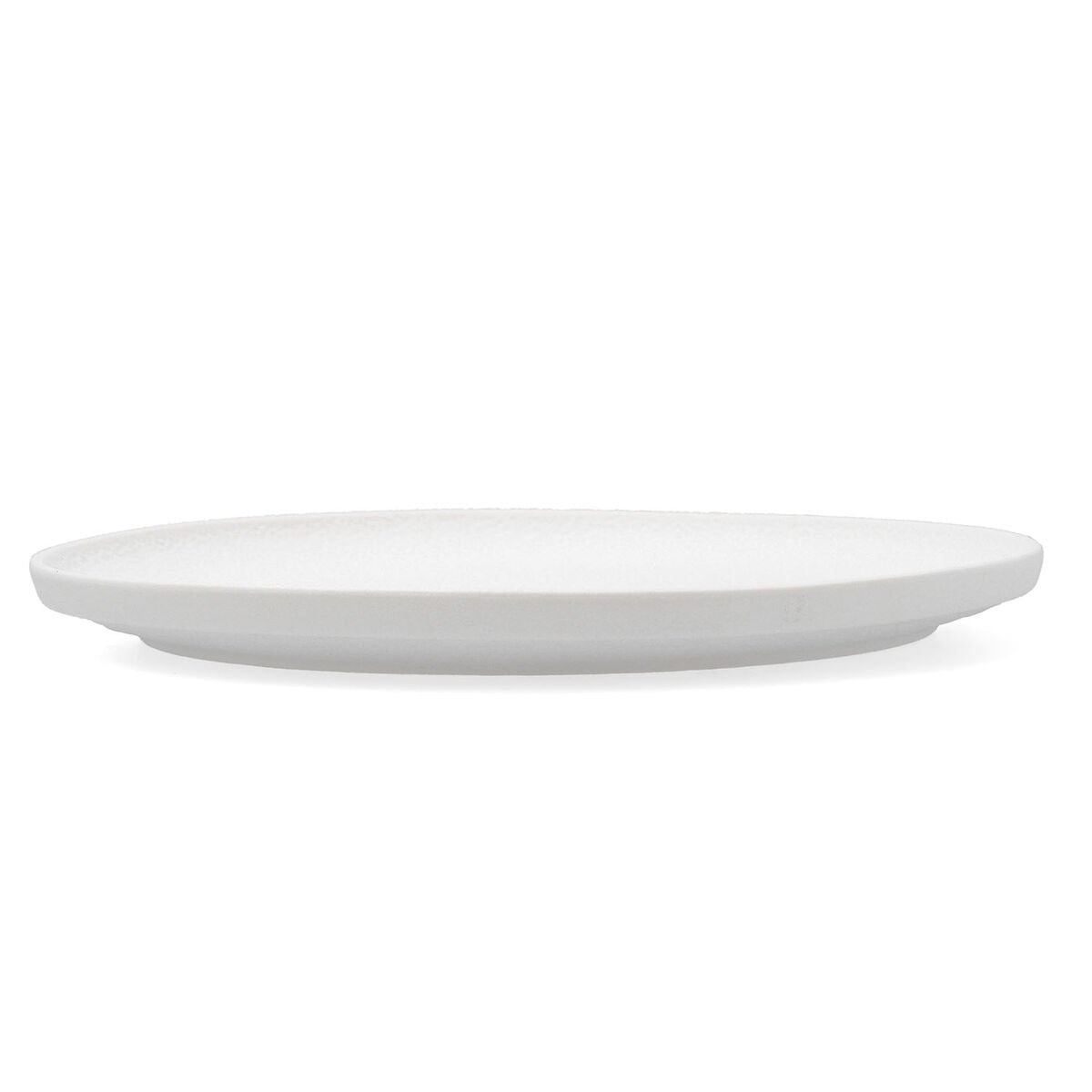 Bidasoa Fossil White Ceramic Flat Plate 26.5 x 26.4 x 2.3 cm (6 Units)