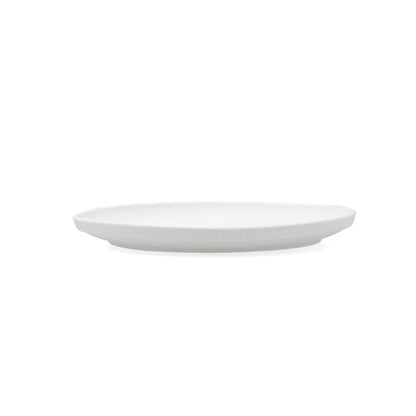 Bidasoa Fossil White Ceramic Flat Plate 21.3 x 21.2 x 2.2 cm (8 Units)