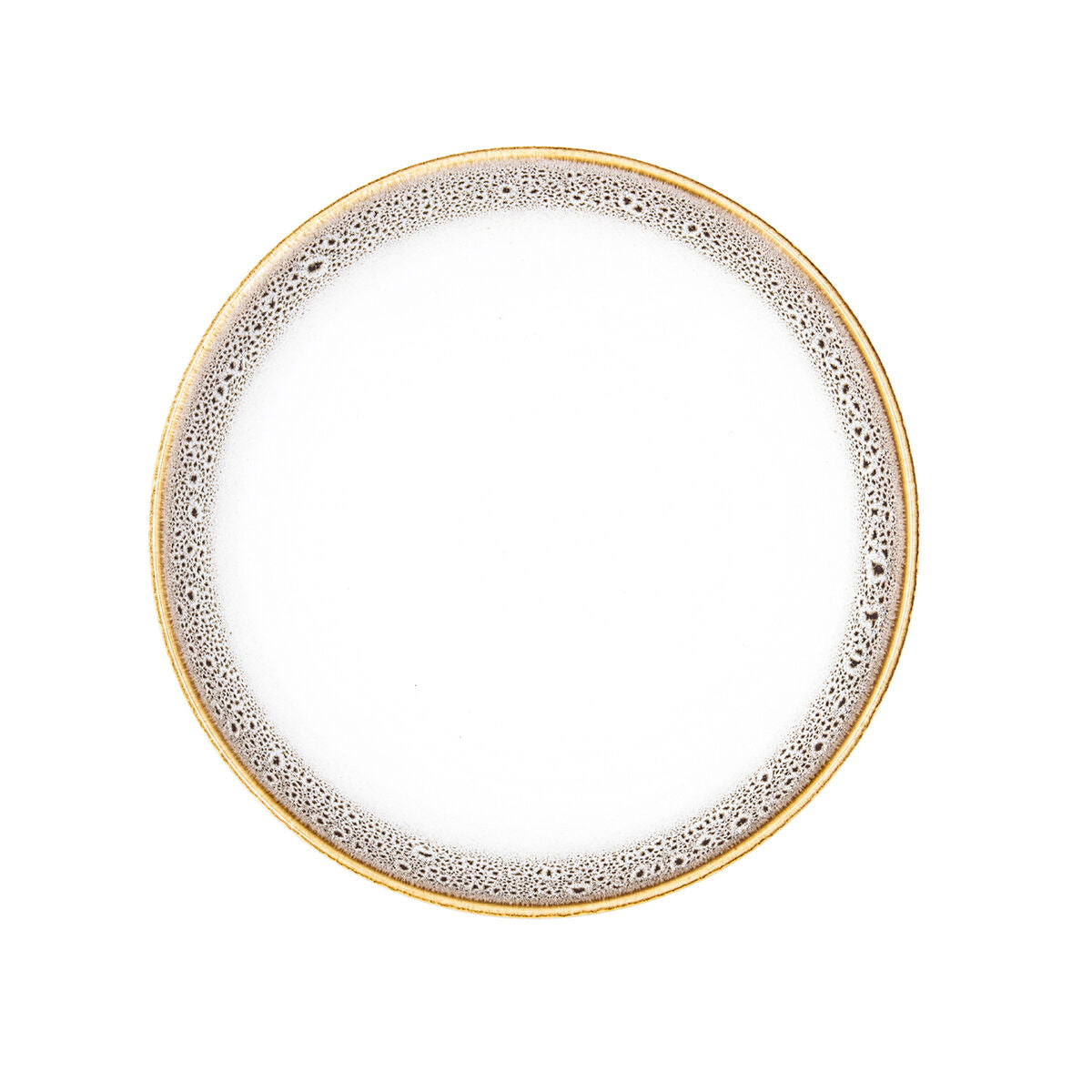 Ariane Jaguar Freckles Beige Ceramic Deep Plate 21 cm (6 Units)