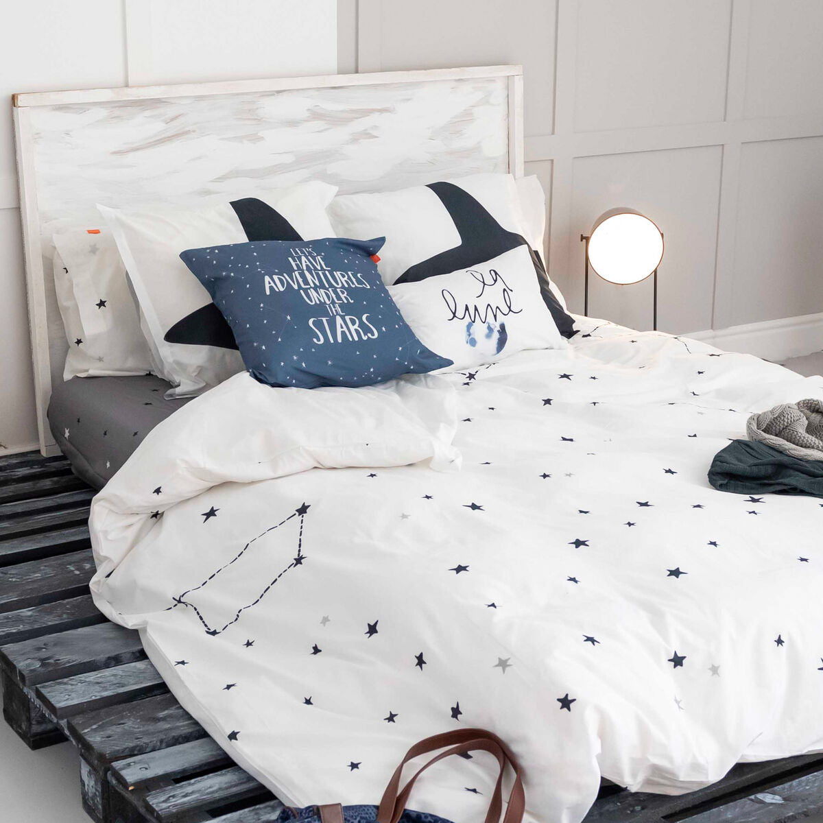 HappyFriday Duvet Cover Blanc Constellation Multicolor 155 x 220 cm