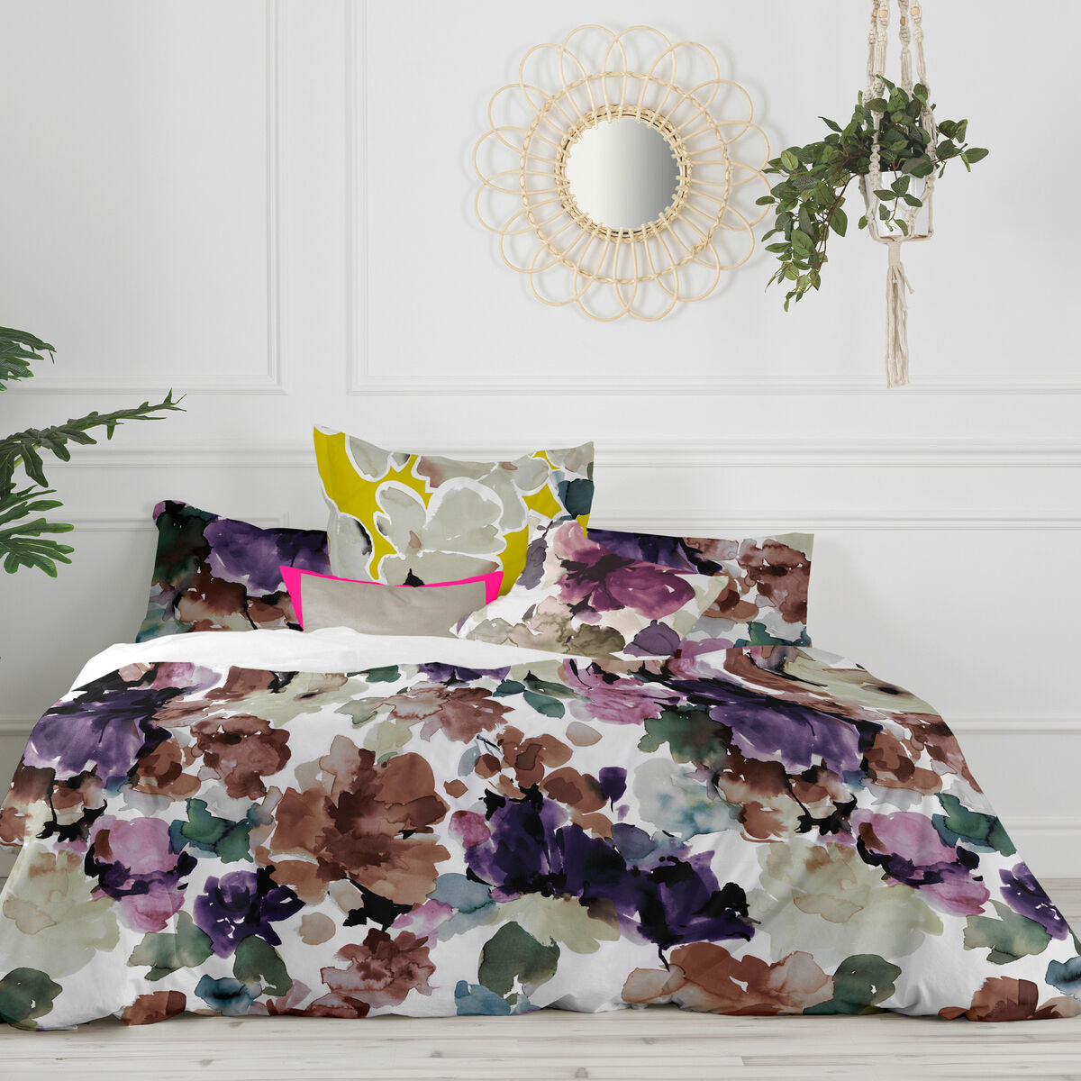 HappyFriday Sunset garden Duvet Cover Multicolor 155 x 220 cm