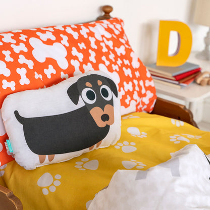 Juego de funda nórdica HappyFriday Mr Fox Dogs Multicolor Cama de 105 2 Piezas