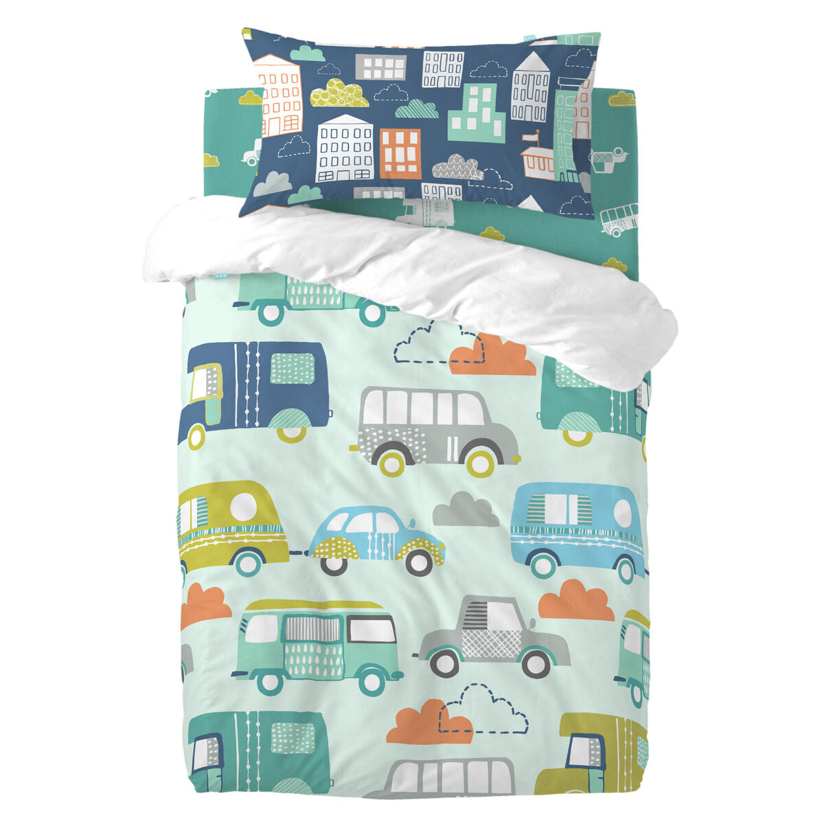 Moshi Moshi Holidays HappyFriday Duvet Cover Set Multicolour Baby Crib 2 Piece