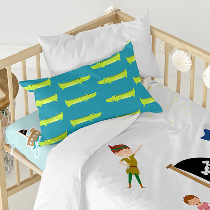 HappyFriday Mr Fox Flying boy Multicolor 2 Piece Duvet Cover Set