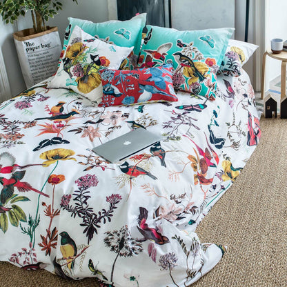 HappyFriday Birds of paradise Duvet Cover Multicolor 140 x 200 cm