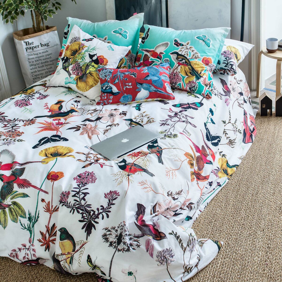 HappyFriday Birds of paradise Duvet Cover Multicolor 240 x 220 cm