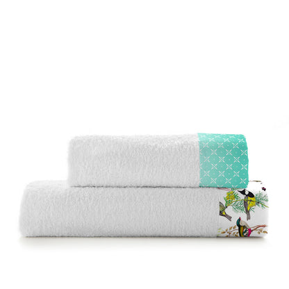 HappyFriday Birds of Paradise Towel Set Multicolour 2 Pieces