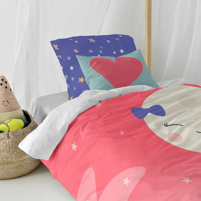 HappyFriday Happynois Moon Dream Duvet Cover Set Multicolour 80cm Bed 2 Pieces