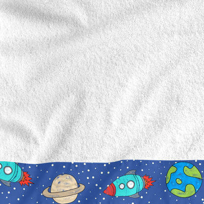 HappyFriday Mr Fox Space Rocket Towel Set Multicolour 2 Pieces