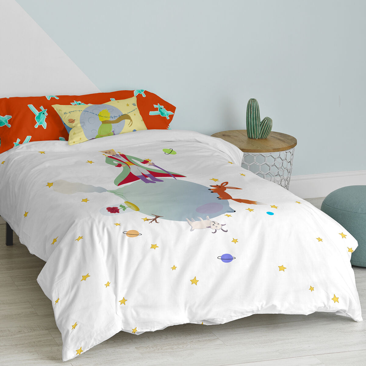 HappyFriday Le Petit Prince Duvet Cover Set Multicolour Bed 80/90 2 Pieces