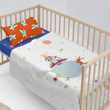 HappyFriday LE PETIT PRINCE Multicolor Baby Crib Sheet Set 2 Pieces