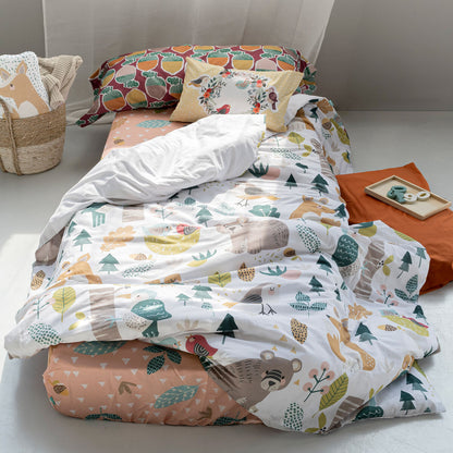 HappyFriday Moshi Moshi Harvestwood Duvet Cover Set Multicolour Bed 80/90 2 Pieces