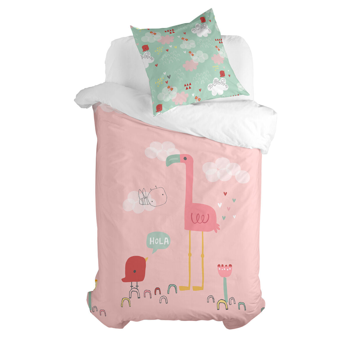 Moshi Moshi Hello HappyFriday Duvet Cover Set Multicolour Bed 80 2 Pieces