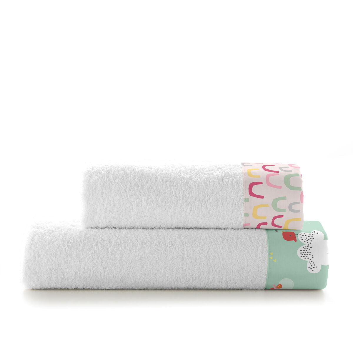 Moshi Moshi Hello HappyFriday Towel Set Multicolour 2 Pieces