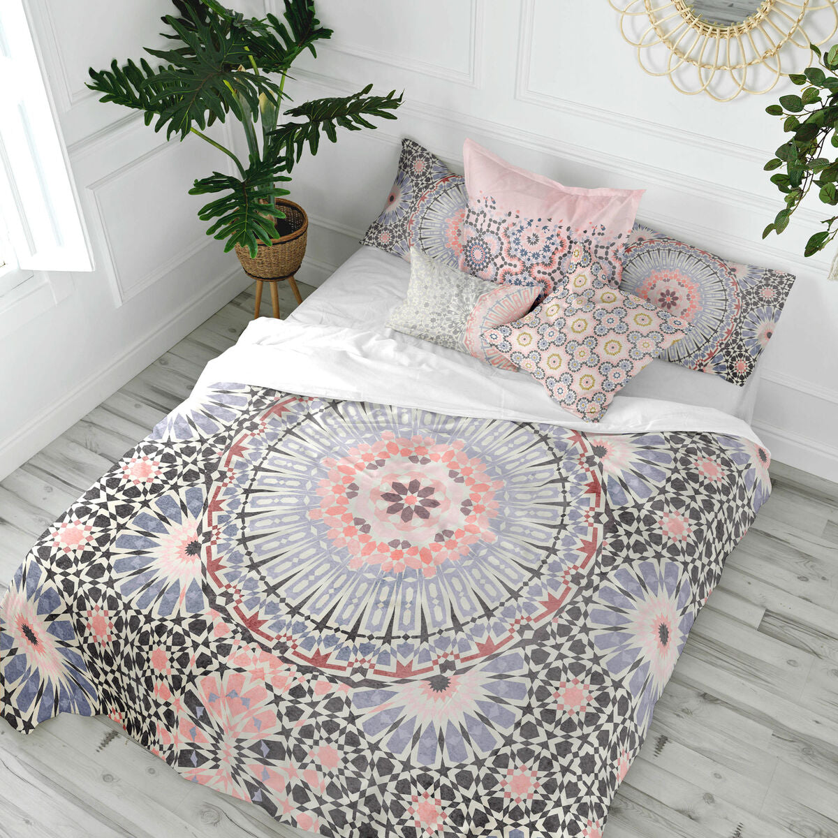 HappyFriday Bohemian Multicolor Duvet Cover 200 x 200 cm