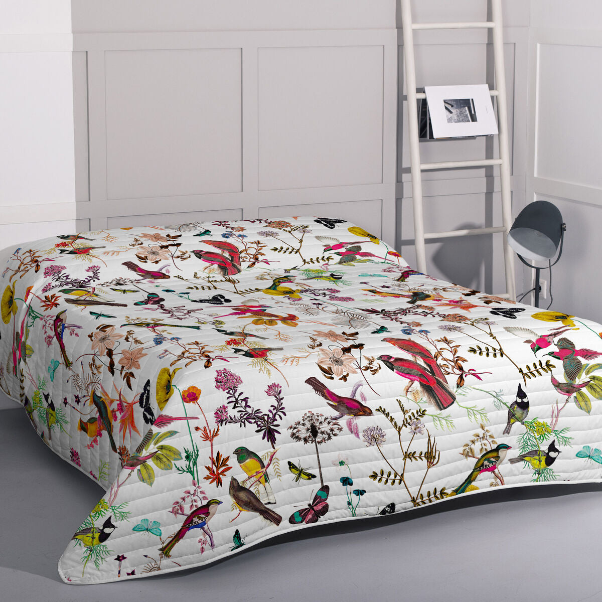 HappyFriday HF Quilt Birds of paradise Multicolor 180 x 260 cm