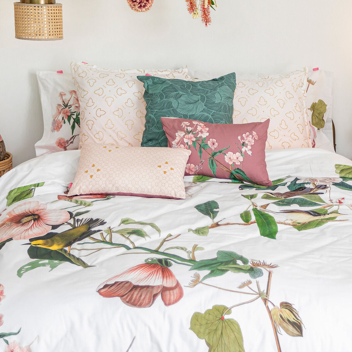 HappyFriday Blooming Multicolor Duvet Cover 260 x 240 cm