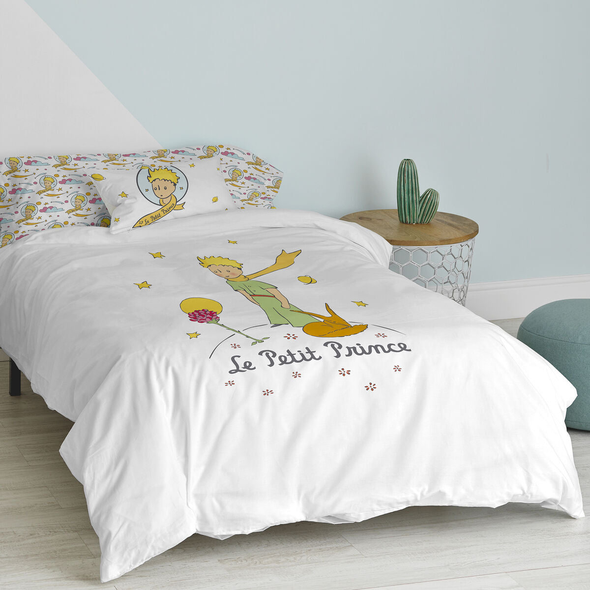 HappyFriday Le Petit Prince Ses Amis Multicolor 2 Piece Duvet Cover Set