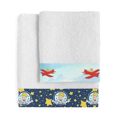 HappyFriday Le Petit Prince Son Avion Towel Set Multicolour 2 Pieces