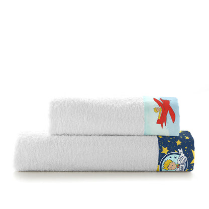 HappyFriday Le Petit Prince Son Avion Towel Set Multicolour 2 Pieces