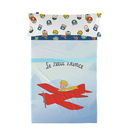 HappyFriday Le Petit Prince Sheet Set Son Airplane Multicolor Bed 105 2 Pieces