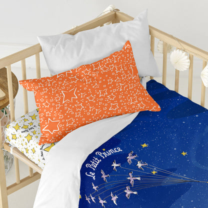 HappyFriday Le Petit Prince Migration Multicolor Baby Crib Duvet Cover Set 2 Pieces