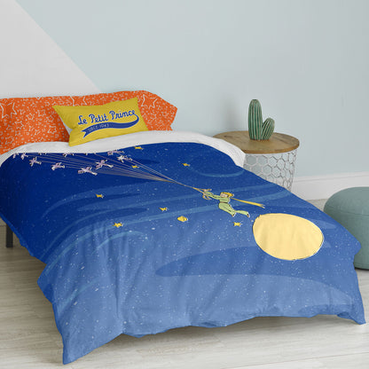 Juego de funda nórdica HappyFriday Le Petit Prince Migration Multicolor Cama de 105 2 Piezas