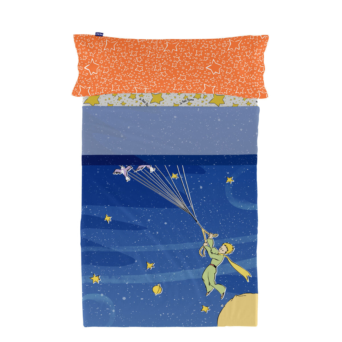 Juego de Sábanas HappyFriday Le Petit Prince Migration Multicolor Cama de 105 2 Piezas