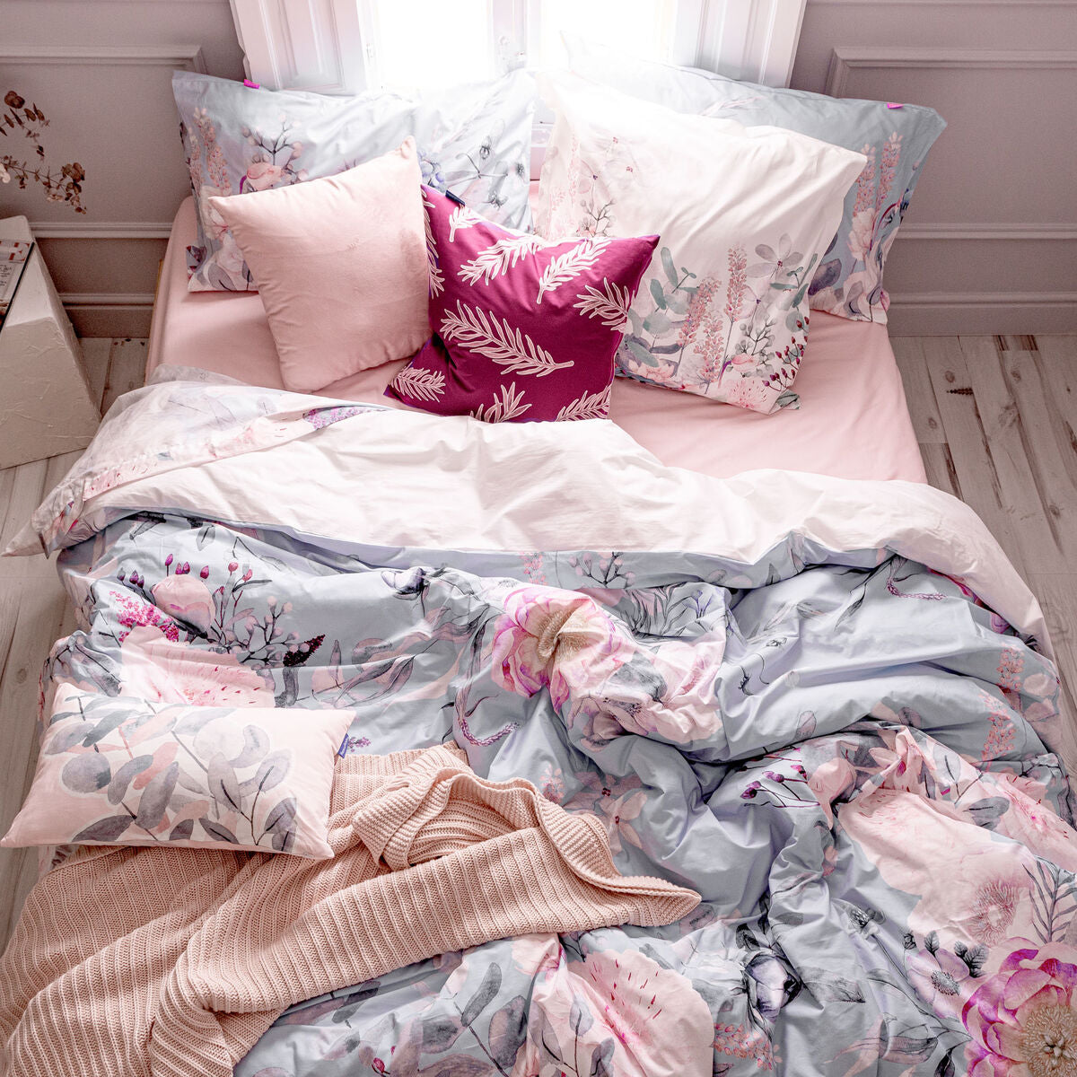 HappyFriday Soft Bouquet Multicolor Duvet Cover 220 x 220 cm